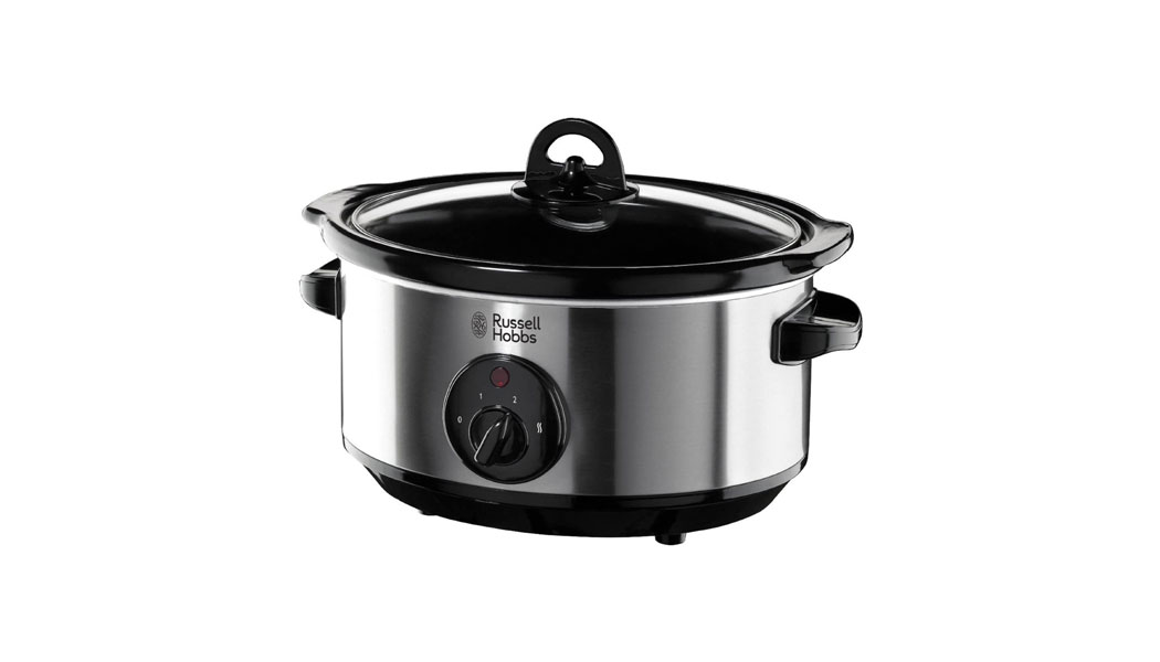 Russell Hobbs Slow Cooker, 3.5L, Silver